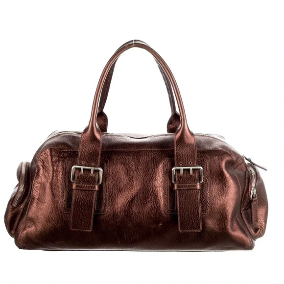 FURLA BRONZE LEATHER SHOULDER BAG - Picture 4 of 16